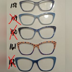 Elegant Blue and Orange Women's Glasses
